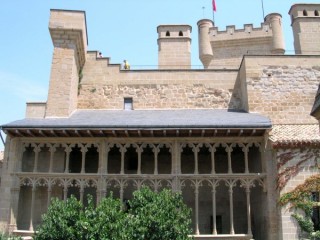 Photo du Palais mdival d'Olite (Navarre)