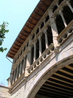 Vue du Palais mdival d'Olite (Navarre)