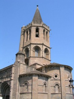 SANGUESA : Photo de la ville de Sanguesa (Navarre)