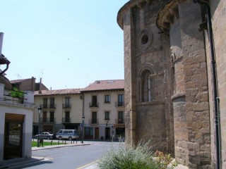 SANGUESA : Photo de la ville de Sanguesa (Navarre)