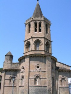 SANGUESA : Photo de la ville de Sanguesa (Navarre)