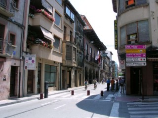 SANGUESA : Photo de la ville de Sanguesa (Navarre)