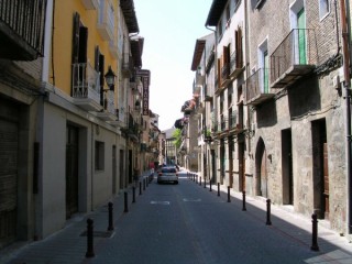 SANGUESA : Photo de la ville de Sanguesa (Navarre)