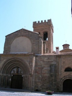SANGUESA : Photo de la ville de Sanguesa (Navarre)