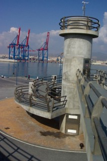 Photo du port de Malaga (Andalousie)
