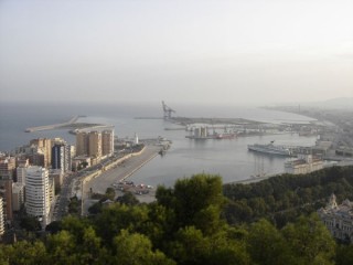 Photo du port de Malaga (Andalousie) Photo du port de Malaga (Andalousie)
