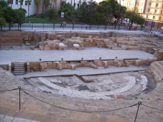 Photo de l'Alcazaba de Malaga (Andalousie)