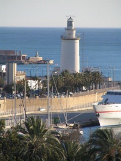 Photo du port de Malaga (Andalousie)