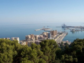 Photo du port de Malaga (Andalousie) Photo du port de Malaga (Andalousie)