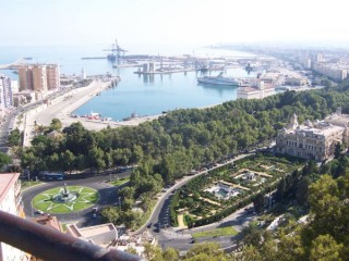Photo du port de Malaga (Andalousie) Photo du port de Malaga (Andalousie)