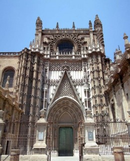 Photo de la Giralda et de la Cathdrale de Sville...