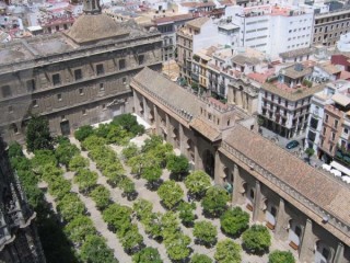 Photo de la Giralda et de la Cathdrale de Sville...