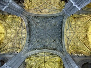 Photo de la Giralda et de la Cathdrale de Sville...