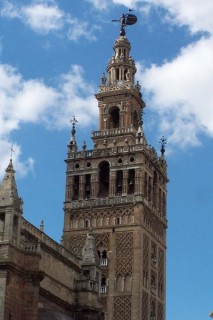 Photo de la Giralda et de la Cathdrale de Sville...