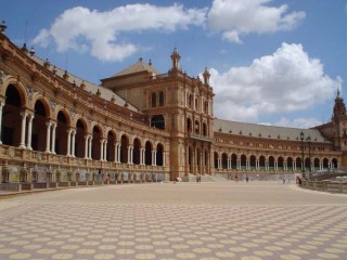 Photo de la Plaza de España à Séville (Andalousie) Photo de la Plaza de España à Séville (Andalousie)