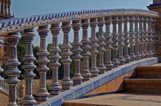 Photo de la Plaza de España à Séville (Andalousie) Photo de la Plaza de España à Séville (Andalousie)
