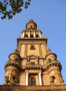 Photo de la Plaza de España à Séville (Andalousie) Photo de la Plaza de España à Séville (Andalousie)