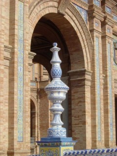 Photo de la Plaza de España à Séville (Andalousie) Photo de la Plaza de España à Séville (Andalousie)