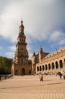 Photo de la Plaza de España à Séville (Andalousie) Photo de la Plaza de España à Séville (Andalousie)