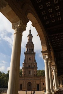 Photo de la Plaza de España à Séville (Andalousie) Photo de la Plaza de España à Séville (Andalousie)