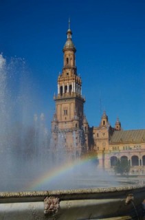 Photo de la Plaza de España à Séville (Andalousie) Photo de la Plaza de España à Séville (Andalousie)