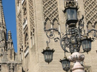 Photo de la Giralda et de la Cathdrale de Sville...