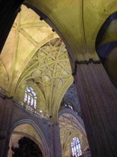 Photo de la Giralda et de la Cathdrale de Sville...