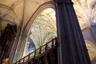 Photo de la Giralda et de la Cathdrale de Sville...