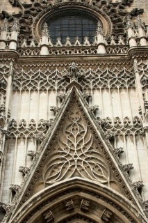 Photo de la Giralda et de la Cathdrale de Sville...