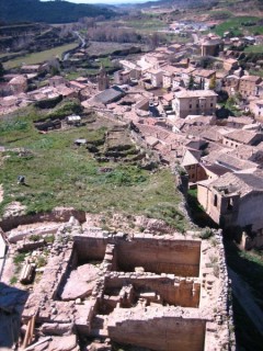 Photo du village d'Uncastillo (Aragon)