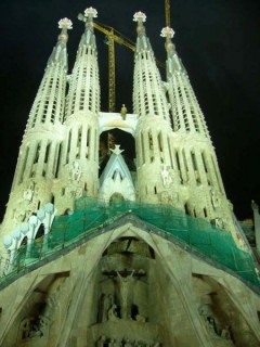 BARCELONE : photo de Barcelone - La Sagrada...