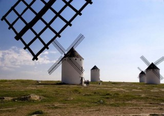 Moulins de Consuegra et Campo de Criptana...