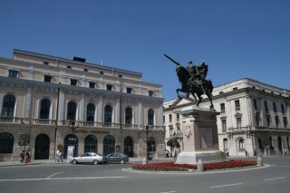 BURGOS : Photo de Burgos (Castille-Lon) - Statue...
