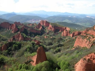 Photo de l'ancienne mine d'or romaine de...