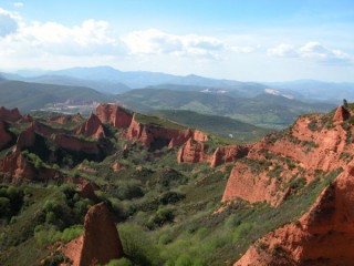 Photo de l'ancienne mine d'or romaine de...