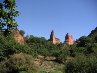 Photo de l'ancienne mine d'or romaine de...