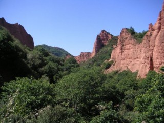 Photo de l'ancienne mine d'or romaine de...