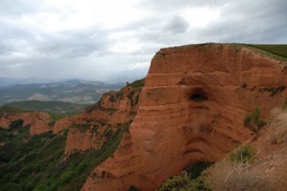Photo de l'ancienne mine d'or romaine de...
