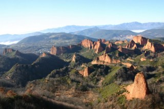 Photo de l'ancienne mine d'or romaine de...