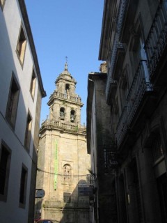 La vieille ville de Saint-Jacques-de-Compostelle
