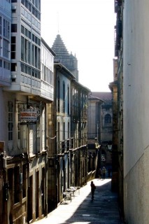 La vieille ville de Saint-Jacques-de-Compostelle