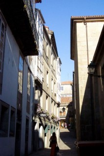 La vieille ville de Saint-Jacques-de-Compostelle