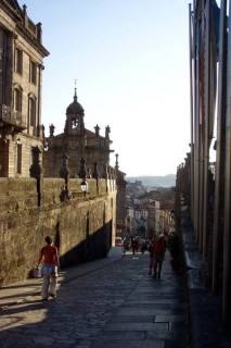 La vieille ville de Saint-Jacques-de-Compostelle