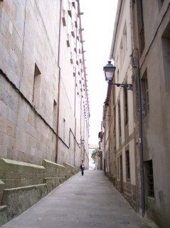 La vieille ville de Saint-Jacques-de-Compostelle