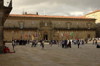 La vieille ville de Saint-Jacques-de-Compostelle