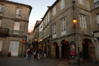 La vieille ville de Saint-Jacques-de-Compostelle