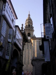 La vieille ville de Saint-Jacques-de-Compostelle