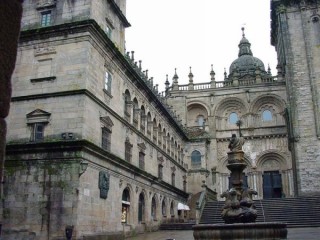 La vieille ville de Saint-Jacques-de-Compostelle