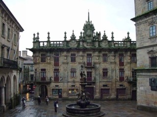 La vieille ville de Saint-Jacques-de-Compostelle