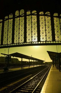 La gare de Saint-Jacques-de-Compostelle